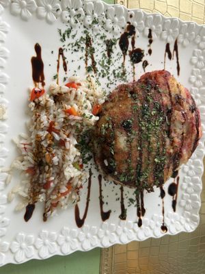 Red bean burgerrs  at Le Corail at Latifa in Essaouira