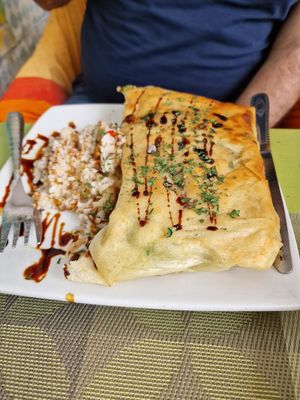 Pastilla yummy at Le Corail at Latifa in Essaouira