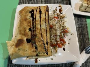 Pastille mixed  at Le Corail at Latifa in Essaouira