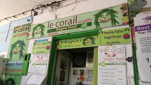 Entrance at Le Corail at Latifa in Essaouira