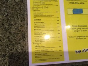 Appetizer and side selection at Sipho's Restaurant and Cafe in Chico