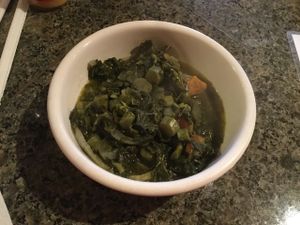 Callaloo at Sipho's Restaurant and Cafe in Chico