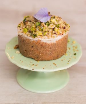 Raw Carrot Cake at Little Erth in Dubai