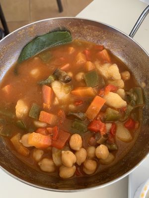 Garbanzada vegana  at La Montaña - Casa Efigenia in La Gomera