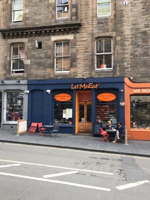 Exterior  at Let Me Eat Too in Edinburgh