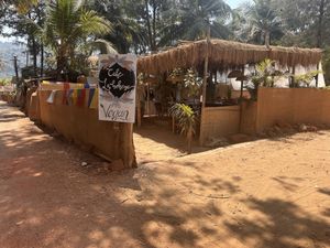 On the main road near the far south end   at Cafe La Boheme in Agonda
