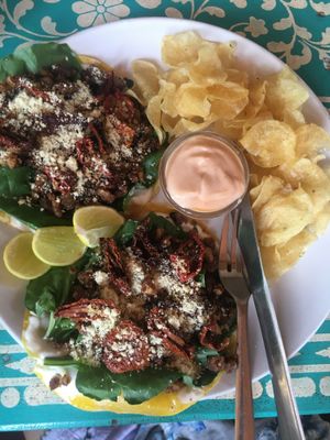 Taco  at Cafe La Boheme in Agonda