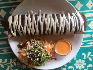 Ragi crepe at Cafe La Boheme in Agonda