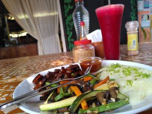 BBQ Seitan at Cafe La Boheme in Agonda