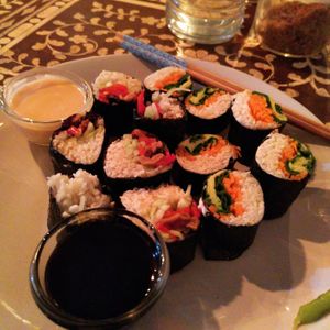 Sushi at Cafe La Boheme in Agonda