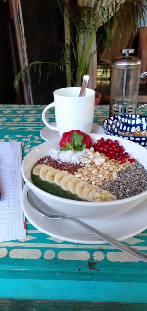 Green goddess at Cafe La Boheme in Agonda