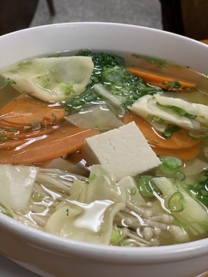 Vegetable pho at Wat Da Pho in Dayton