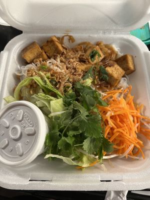Vermicelli tofu salad    at Wat Da Pho in Dayton