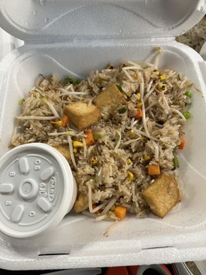 Vegan fried rice  at Wat Da Pho in Dayton