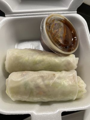Tofu soft rolls  at Wat Da Pho in Dayton