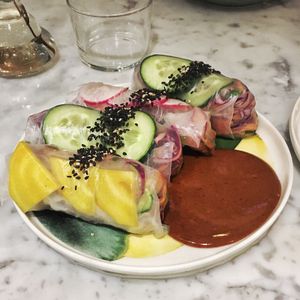 Summer Rolls at Date + Kale in Helsinki