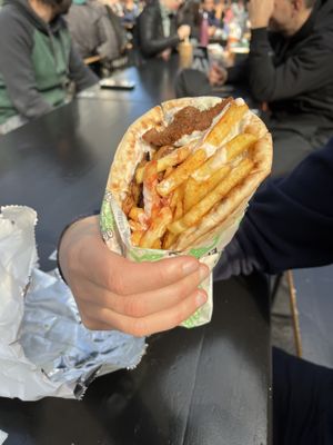 Vegan doner to die for  at What The Pitta in Croydon