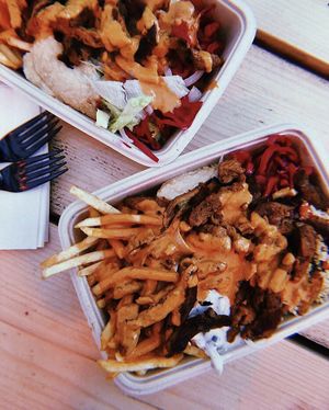 Döner Chip Box at What The Pitta in Croydon