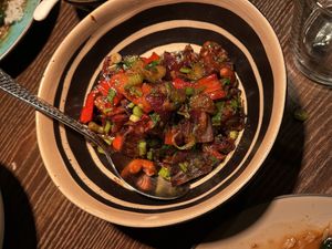 Tofu Dish  at The Hutong Club in Munich