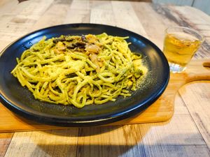 Spinach linguine at NomVnom - Tai Seng in Central Singapore