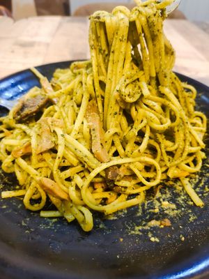 Spinach linguine at NomVnom - Tai Seng in Central Singapore