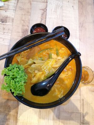 Chickpea asam curry udon at NomVnom - Tai Seng in Central Singapore