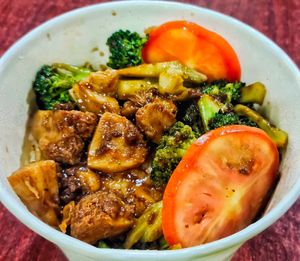 Take away XO lion mane rice, good, recommended at NomVnom - Tai Seng in Central Singapore