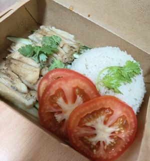 Delivery Plant Based Chicken Rice ~ 10/8/24 at NomVnom - Tai Seng in Central Singapore