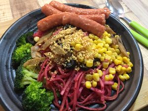 Beetroot Pasta at NomVnom - Tai Seng in Central Singapore