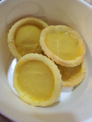 Vegan egg tarts!!!!! at NomVnom - Tai Seng in Central Singapore