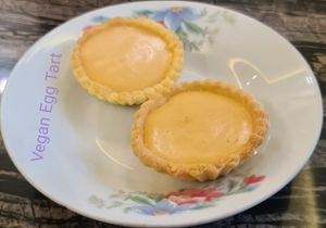 Vegan Original Egg Tart at NomVnom - Tai Seng in Central Singapore