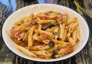 Bolognese Pasta Vegan at NomVnom - Tai Seng in Central Singapore