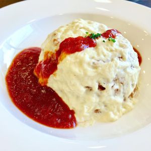 yuba omurice at Oribio in Nagoya