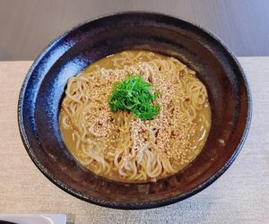 Ramen (Today's Soup: Miso Eggplant) 👍 at Oribio in Nagoya