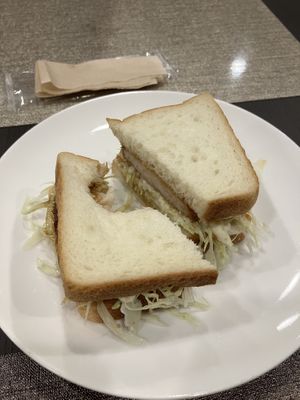 Katsu Sandi (couldn’t resist)   at Oribio in Nagoya