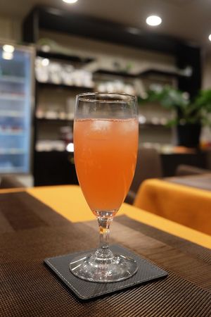 Skip: blood orange juice at Oribio in Nagoya