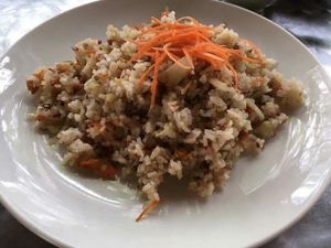 fried rice at Soon De Vegetarian 顺德素食 in North Singapore