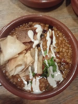 Lentil soup at Yalla Yalla Foodbar in Den Bosch