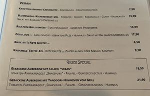 Hatte das Kichererbsen Dal. War wirklich gut :) at Badezeit Strandrestaurant in Westerland