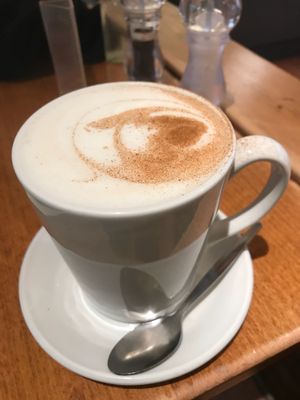 Chai latte at Iydea in Brighton