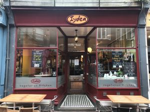 Outside  at Iydea in Brighton