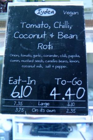 Idyea has a selection of tasty dishes, all clearly labelled... at Iydea in Brighton