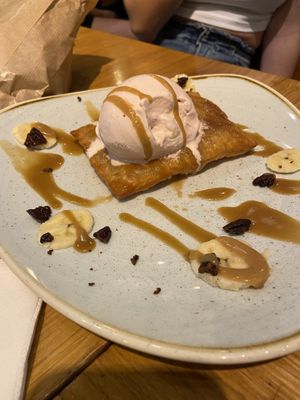 Banana loti at Goodness in Tel Aviv