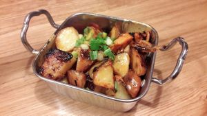 Home fries. Goodness, Tel Aviv.  at Goodness in Tel Aviv