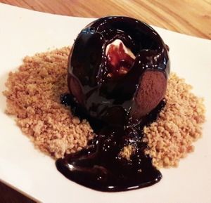 Chocolate galaxy at Goodness in Tel Aviv