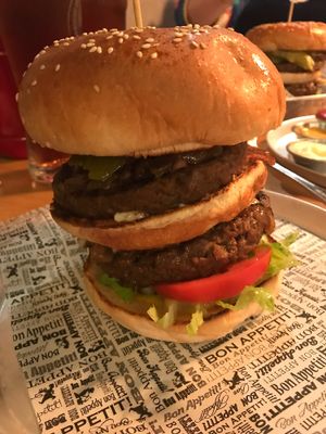 Super Burger at Goodness in Tel Aviv