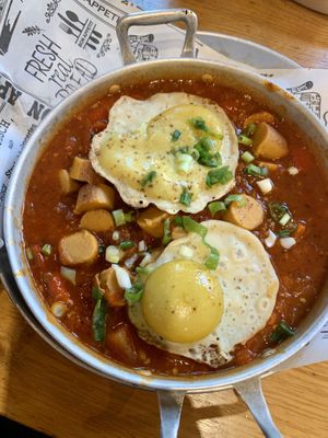 Shakshuka at Goodness in Tel Aviv