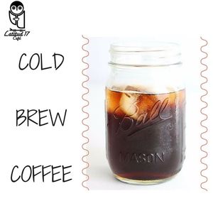 Cold brew coffee at Latitud 17 in Oaxaca