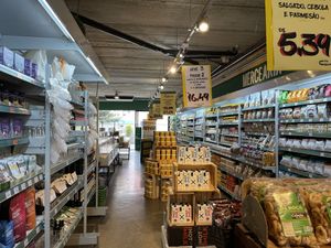 Amazing vegan options  at Olive - Mercadinho Natural in Sao Paulo