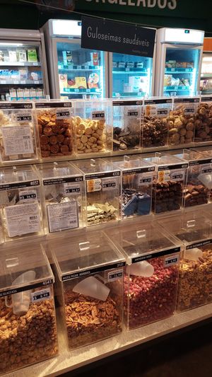 Bulk products at Olive - Mercadinho Natural in Sao Paulo